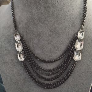 Necklace with complementary earrings